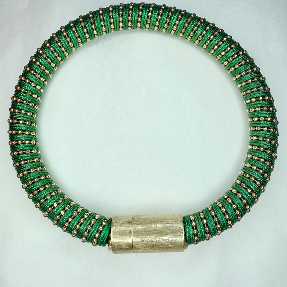 Carolina Bucci Threaded Twister Bangle Bracelet